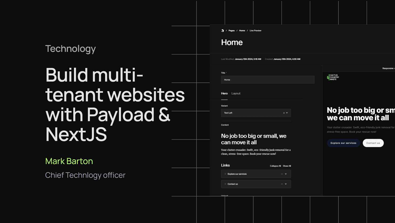 Build multi-tenant websites with Payload & NextJS