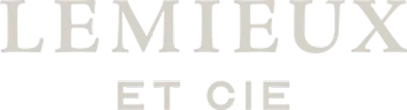 LEMIEUX ET CIE logo in light grey serif font.